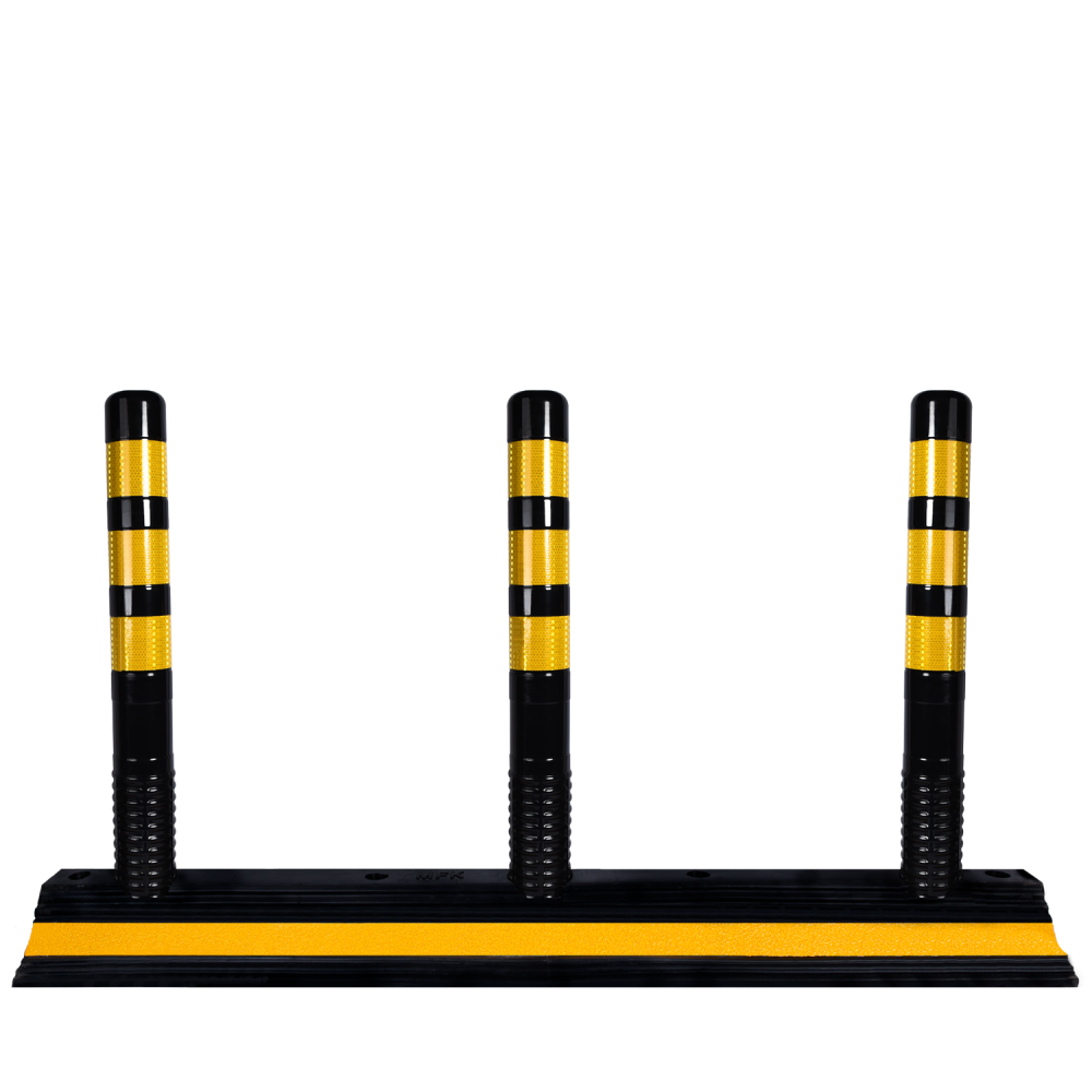 KAUÇUK TABANLI 3 DELİNATÖR 75 CM